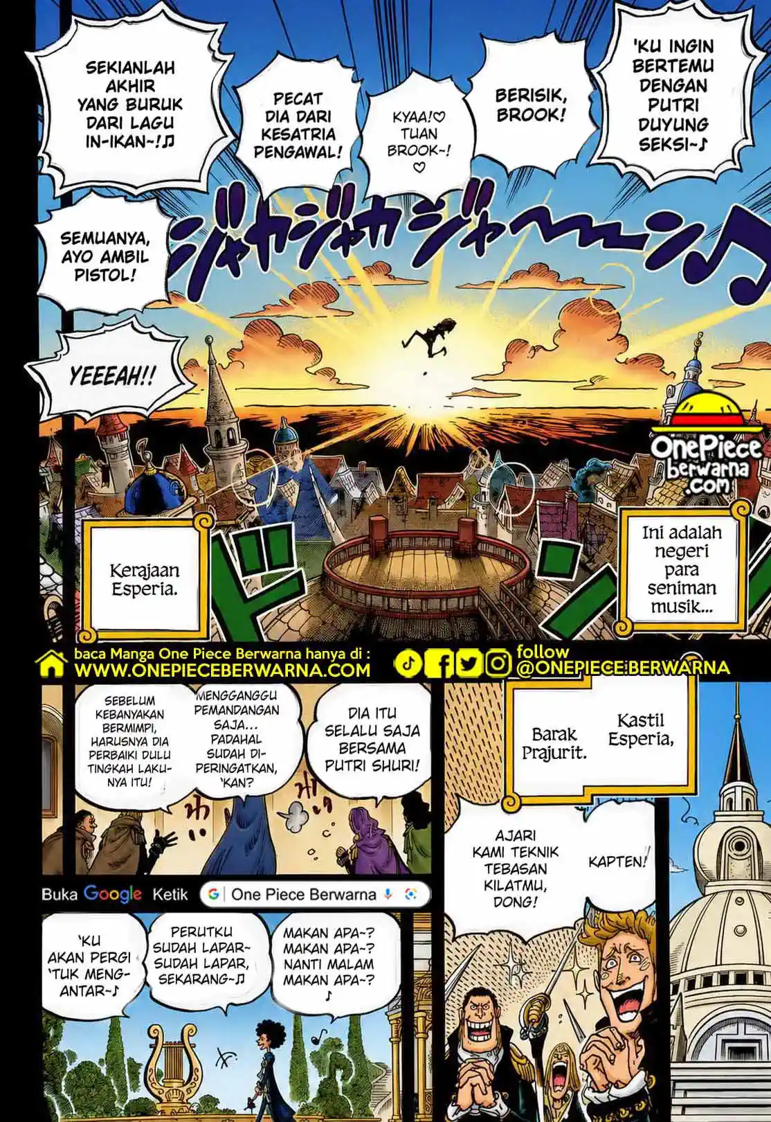 One Piece berwarna 1183 1184 1185 bahasa indonesia